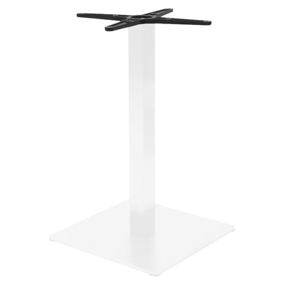 Baza Masa Masă bar cu bază metalică, Stofan, metal alb-negru, 45x45x108 cm