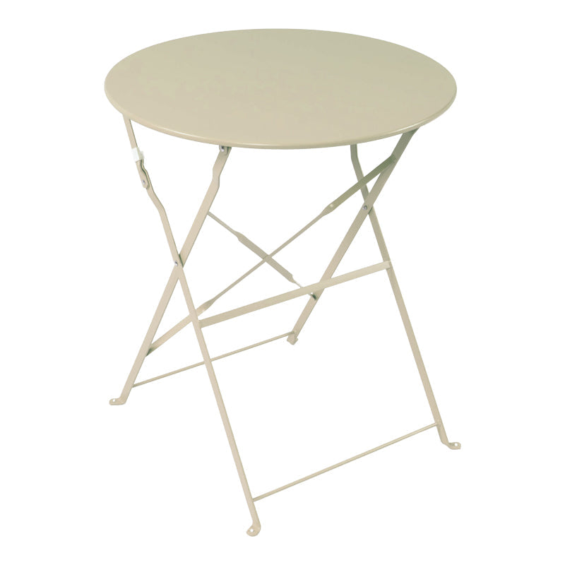 Masa Bistro pliabila, Metal, 60x71 cm - Bej