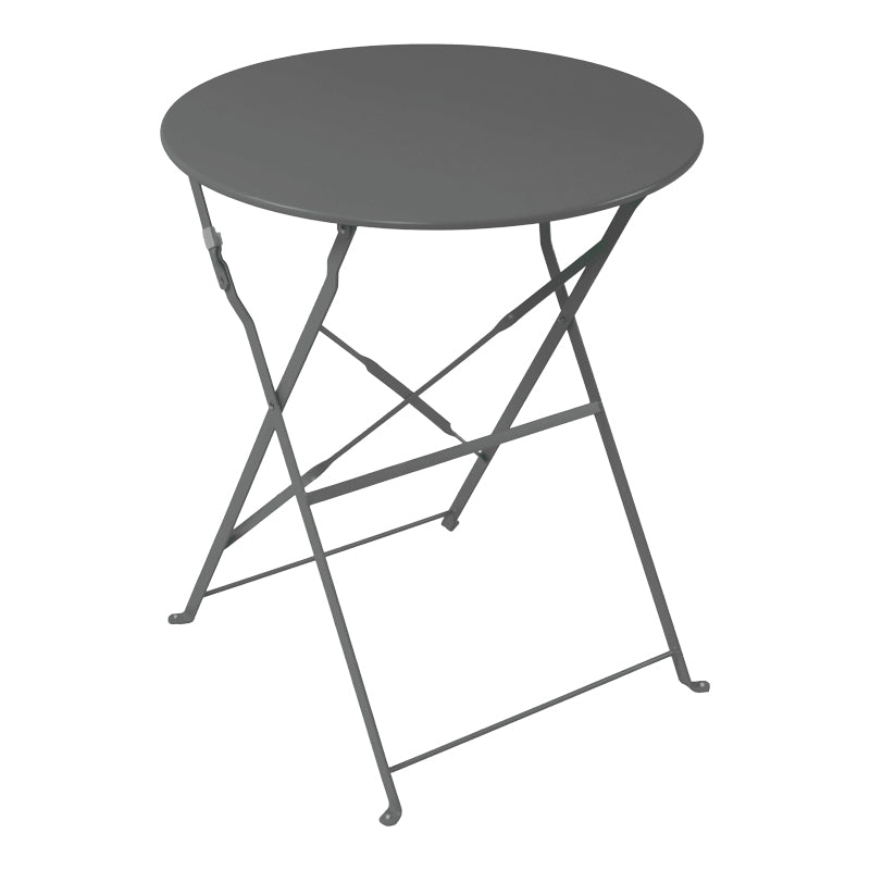 Masă Bistro pliabilă, metal, albă, 60x71 cm - Antracit