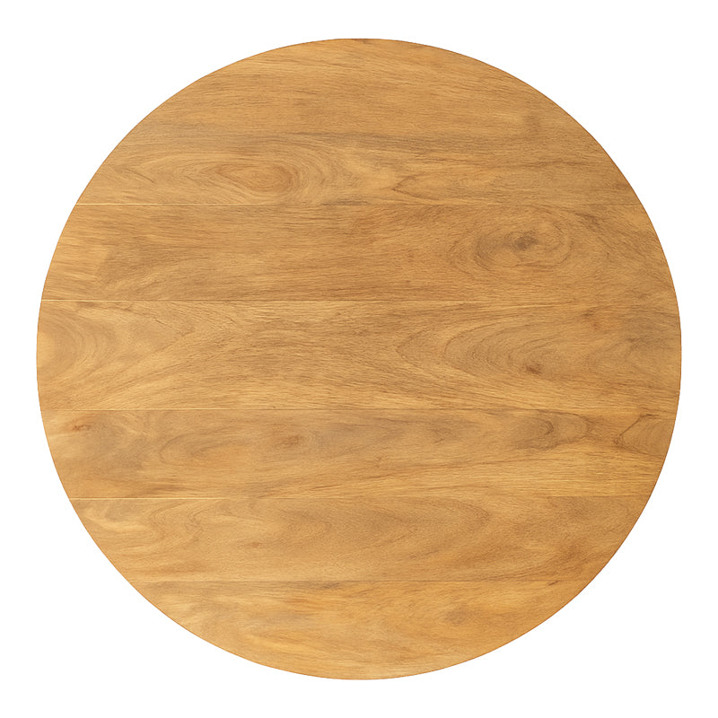 Masa Charmy, lemn de mango solid, Natur, 130x76 cm