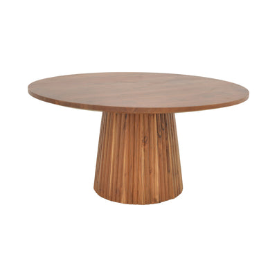Masa de cafea Canicule II, lemn de acacia solid, nuanta, nuc, 80x40 cm, imagine suplimentara