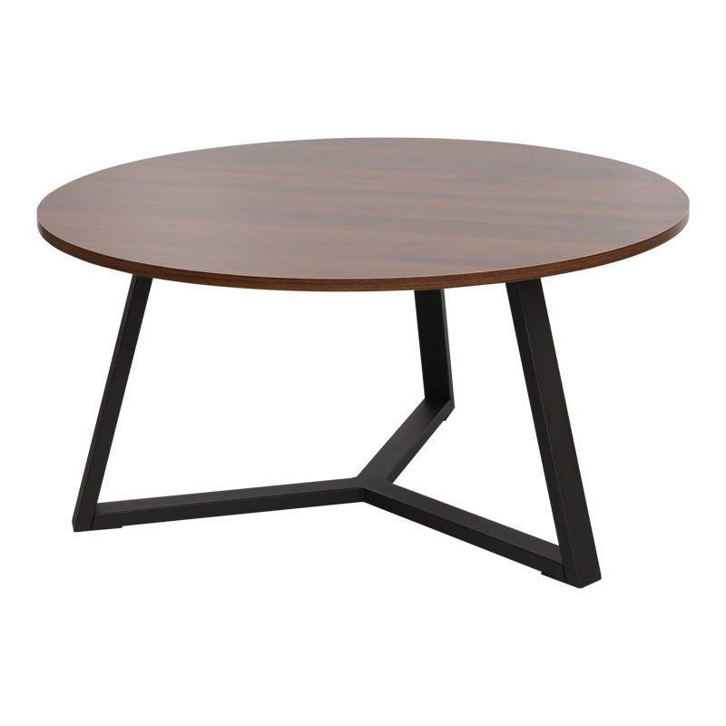 Masa de cafea cu functie Berton, Lemn de Nuc și metal, Negru, 80x40 cm