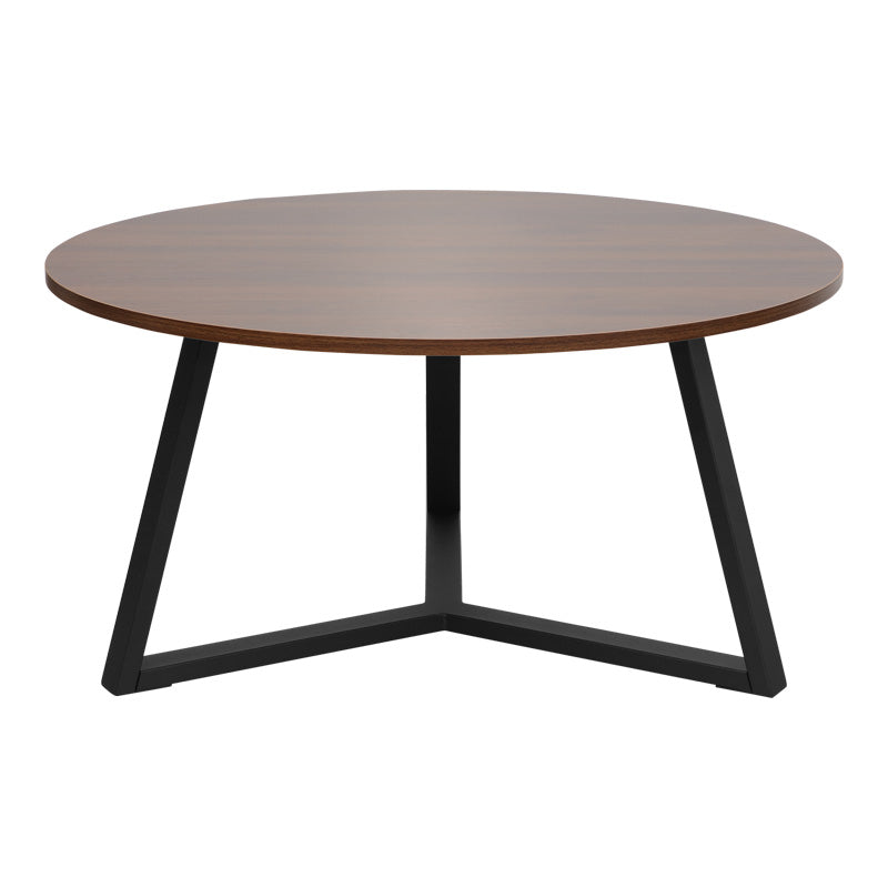 Masa de cafea cu functie Berton, Lemn de Nuc și metal, Negru, 80x40 cm