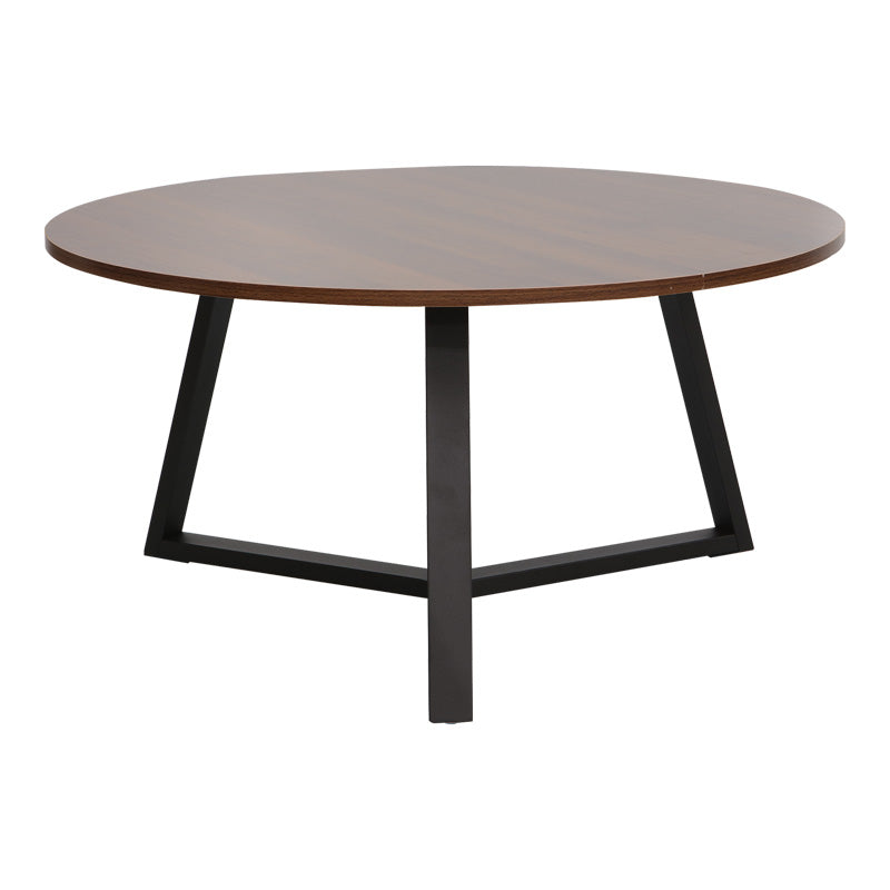 Masa de cafea cu functie Berton, Lemn de Nuc și metal, Negru, 80x40 cm