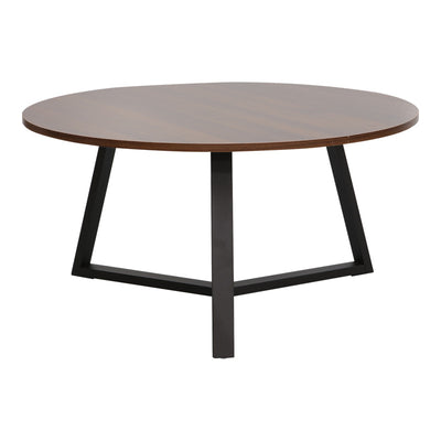 Masa de cafea cu functie Berton, Lemn de Nuc și metal, Negru, 80x40 cm, detaliu produs
