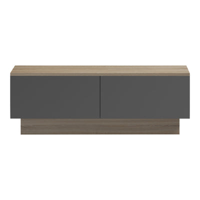 Masa de cafea cu rafturi Winey, Lemn, Sonoma-Antracit, 90x60x31 cm, detaliu produs
