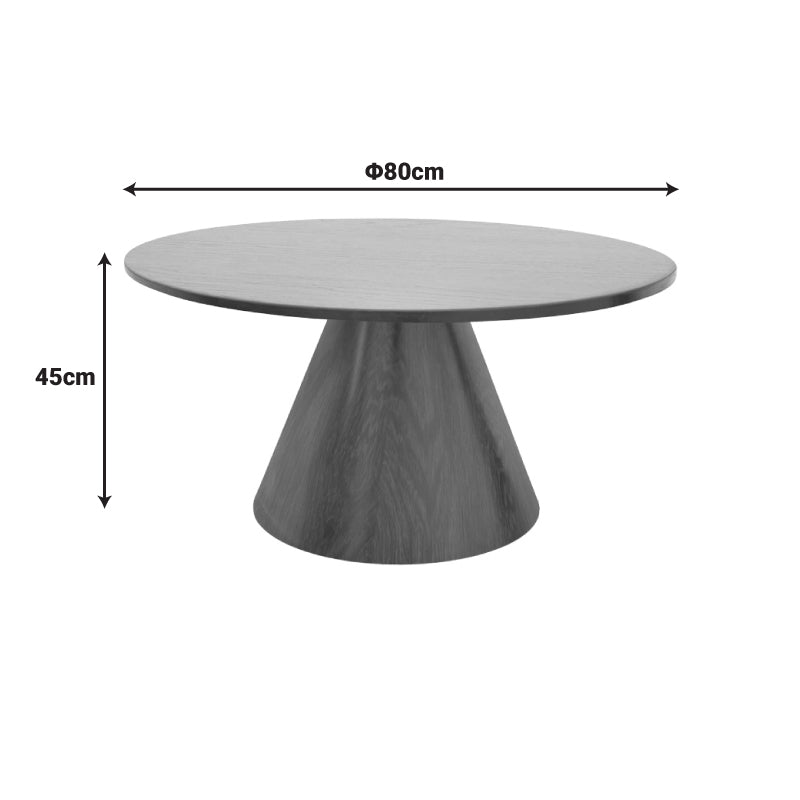 Masuta de cafea, Donda, Stil, Sonoma, 80x45 cm - Nuc