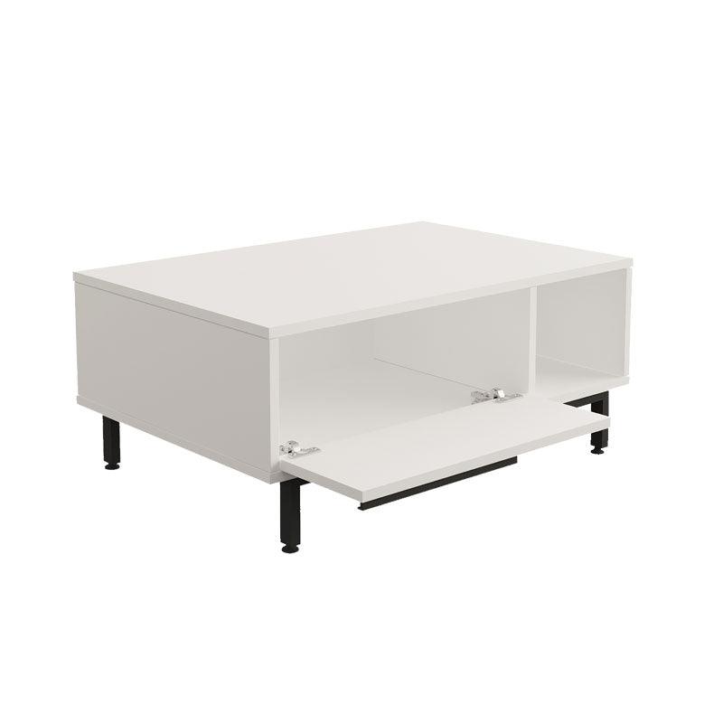 Masa de cafea Frixton 90x60x37 cm - Alb