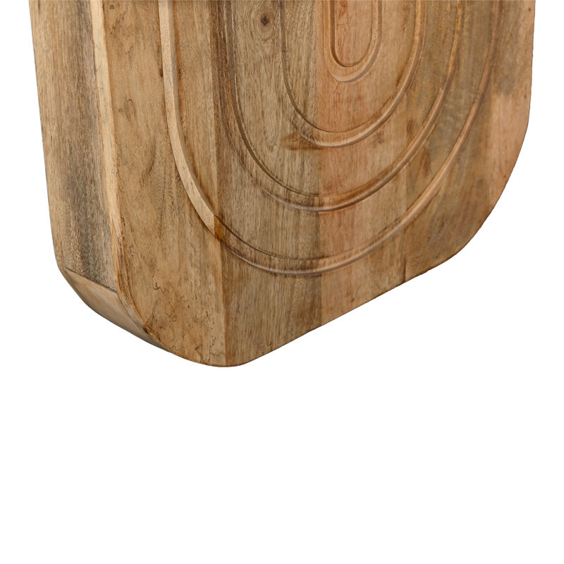 Masa de cafea în, Kane, lemn masiv de acacia, Natur, 110x72x38 cm - Natur