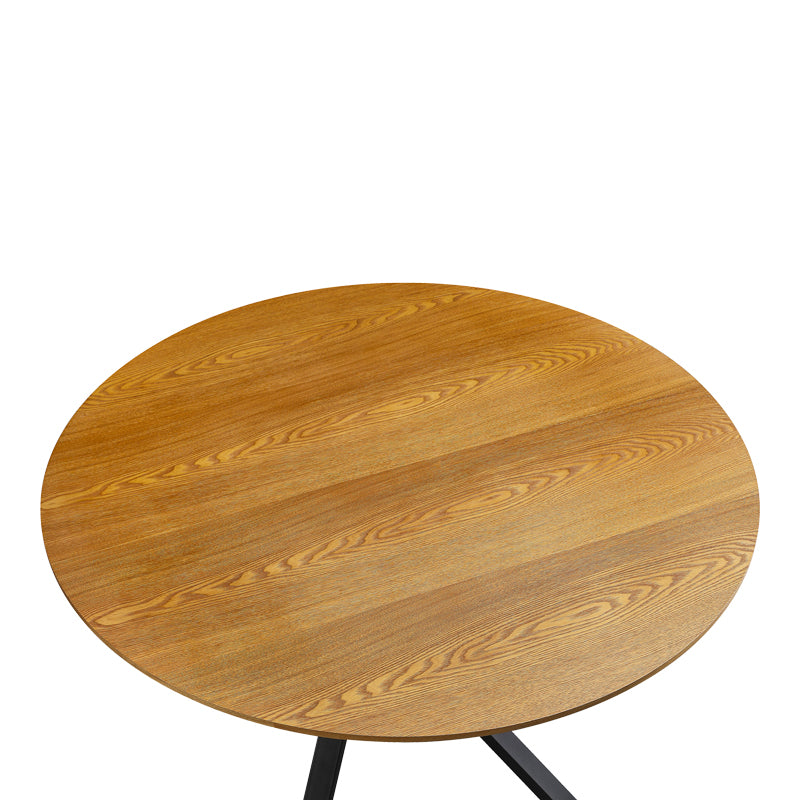 Masa de cina Cerco, negru, D120x75 cm - Sonoma
