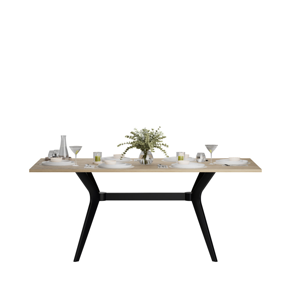 Masă de Dining Adore Luna, Stejar, 181x75x90 cm