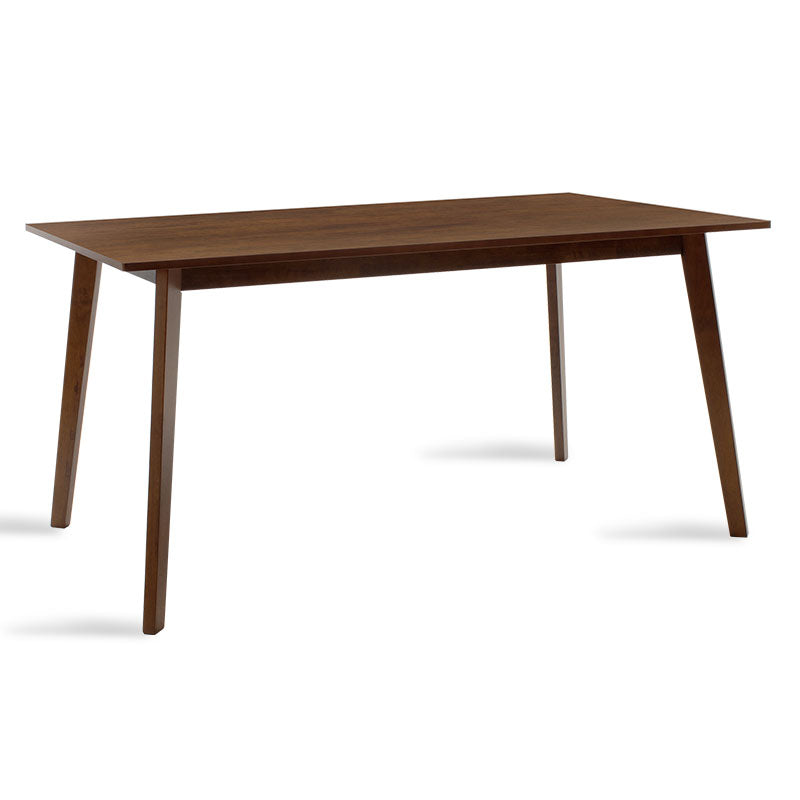 Masa de dining Benson, furnir, Gri rustic, 150x90x75 cm - Nuc