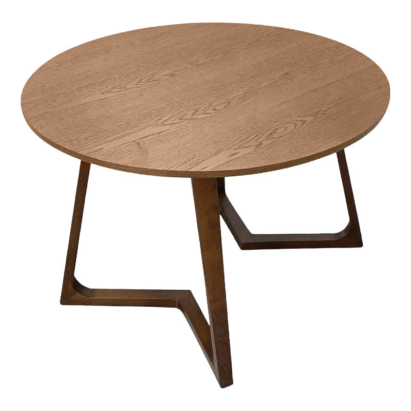 Masă de dining cu blat mdf Sedria, Natural - Nuc, 120x75 cm - Nuc