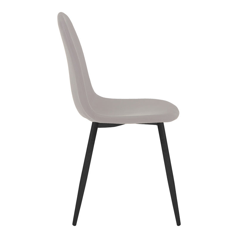 Masa de dining set 5 piese Bella-Balou, Negru-Gri, 120x73 cm