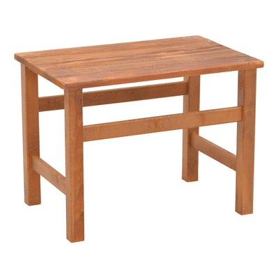 mobilier de gradina Masa de gradina Summrine de plaja din lemn de fag solid nuc 60x40x45 cm
