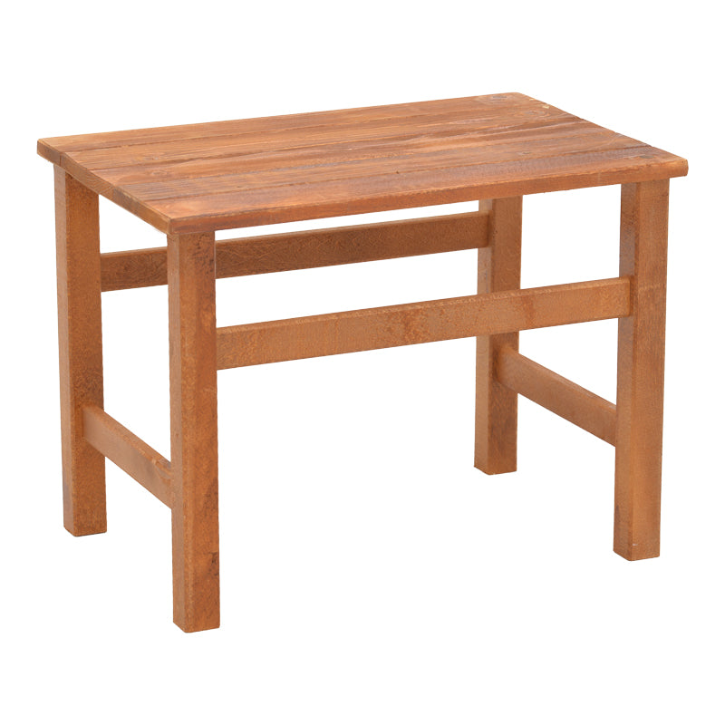 mobilier de gradina Masa de gradina Summrine de plaja din lemn de fag solid nuc 60x40x45 cm