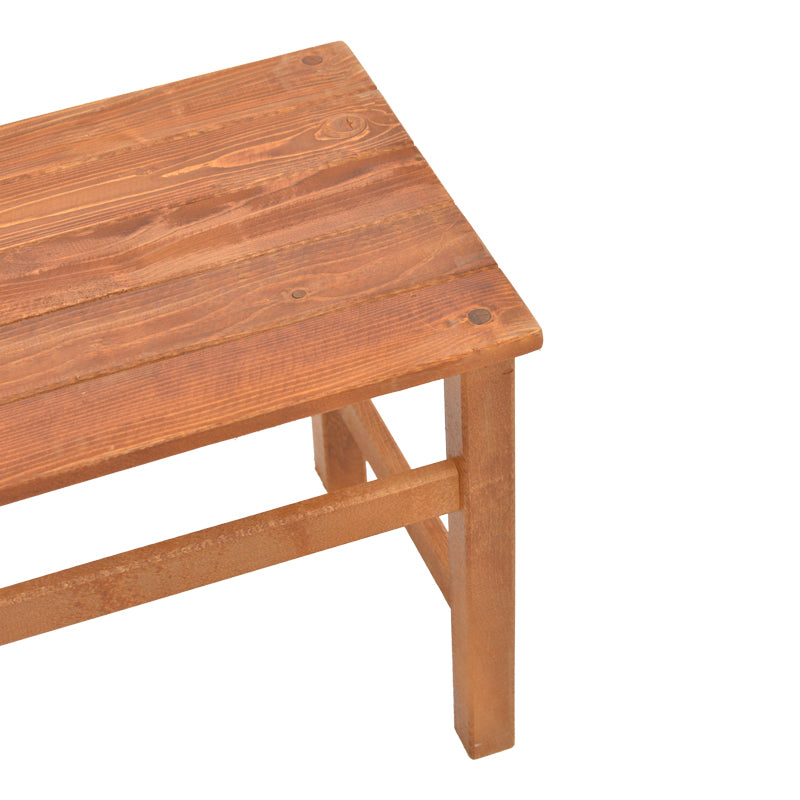 Masa de gradina Summrine de plaja din lemn de fag solid, nuc, 60x40x45 cm, perspectiva suplimentara