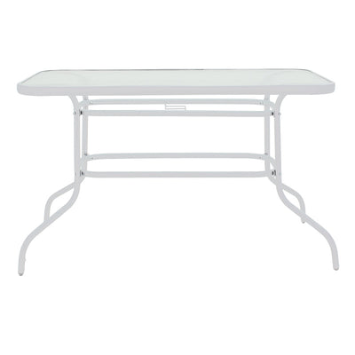 Masa de Gradina Valor, Alb, 120x70x70 cm, imagine suplimentara