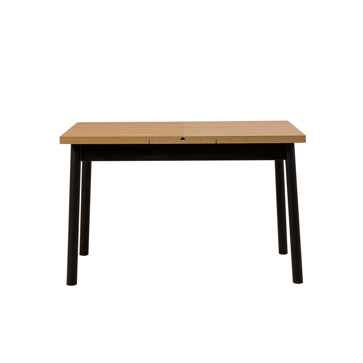 Masa de sufragerie extensibila Oliver Open - Karina Extendable Dining Table 2, Negru, 75x75x153 cm