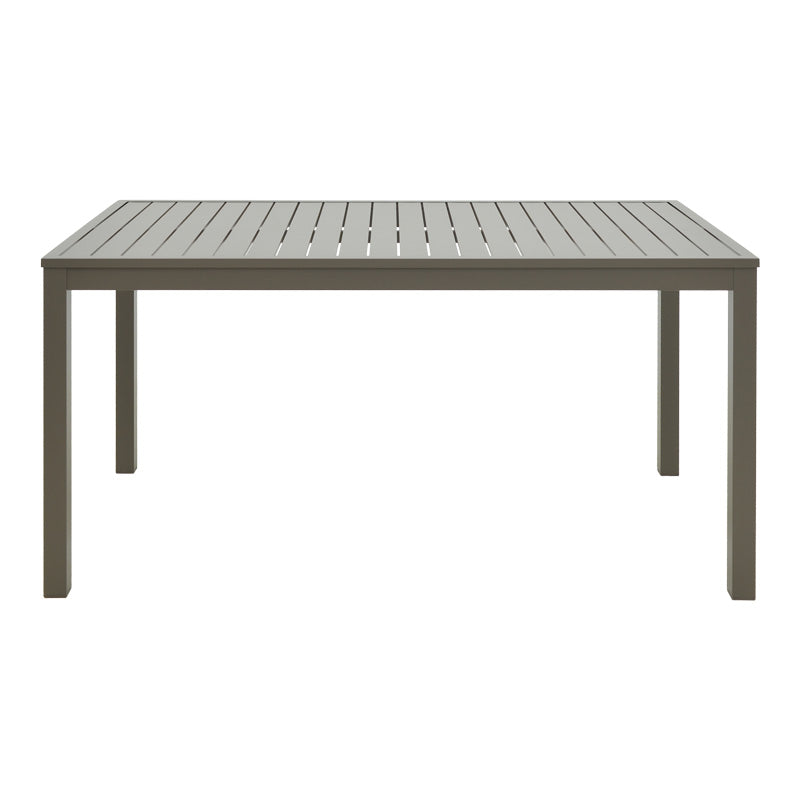 Masa din aluminiu Kliton, Aluminiu, Champagne, 150x80x74 cm