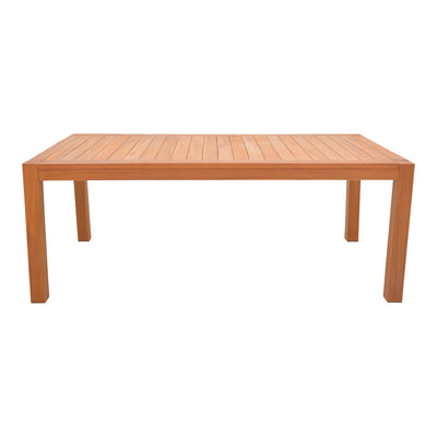 Masa din lemn de tec Vocaly, Natural, 200x100x75 cm, imagine suplimentara