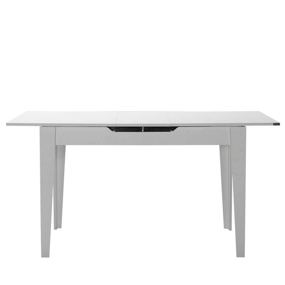 Masă Dining Adore, Design Modern, Extensibilă, 120–150 cm, 120x70x75 cm - Alb