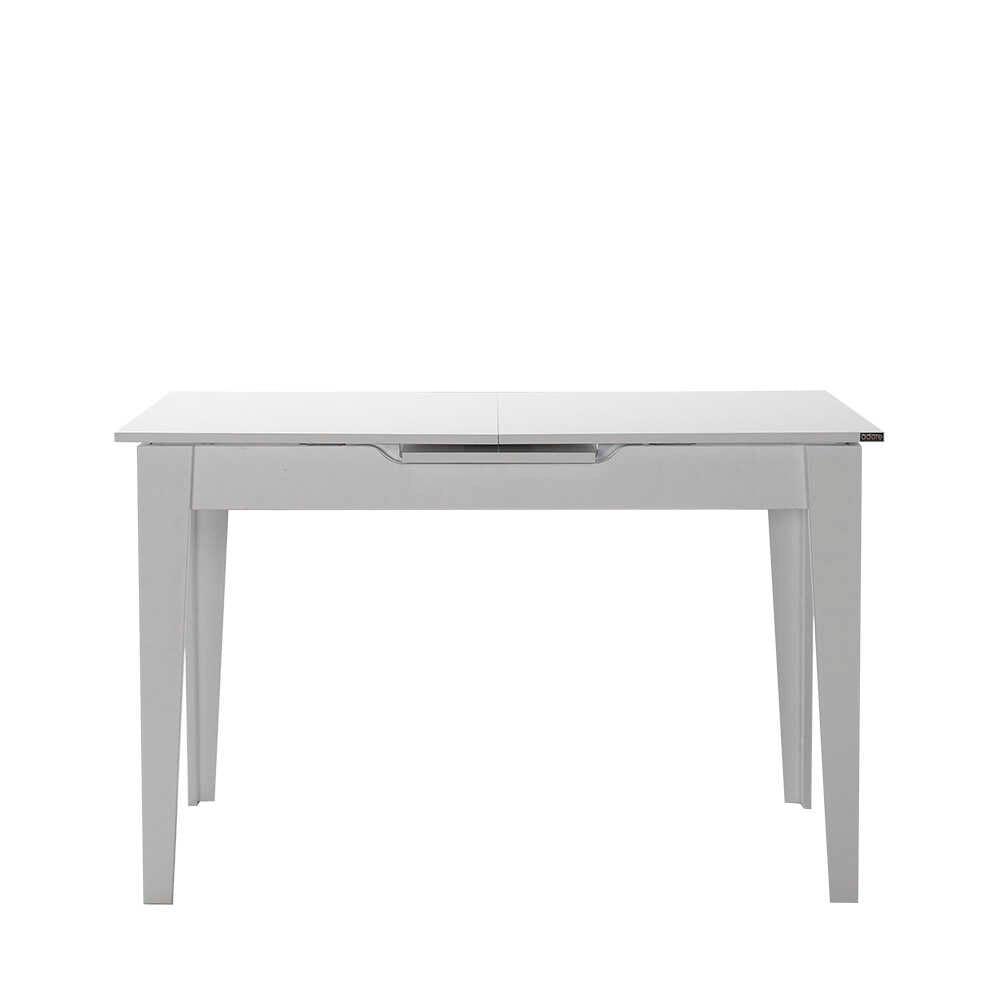 Masă Dining Adore, Design Modern, Extensibilă, 120–150 cm, 120x70x75 cm - Alb