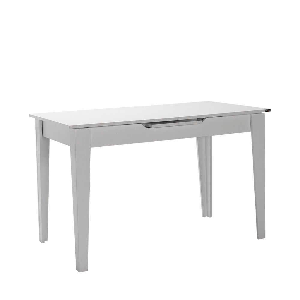Masă Dining Adore, Design Modern, Extensibilă, 120–150 cm, 120x70x75 cm - Alb