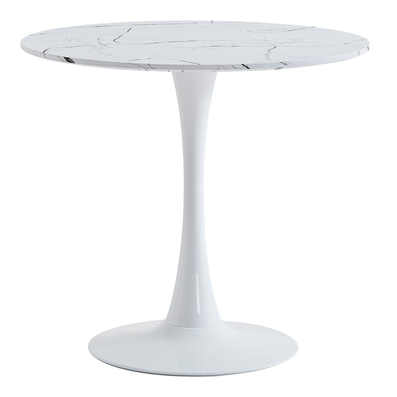 Masa dining Balou II, Alb, 80x80x75 cm