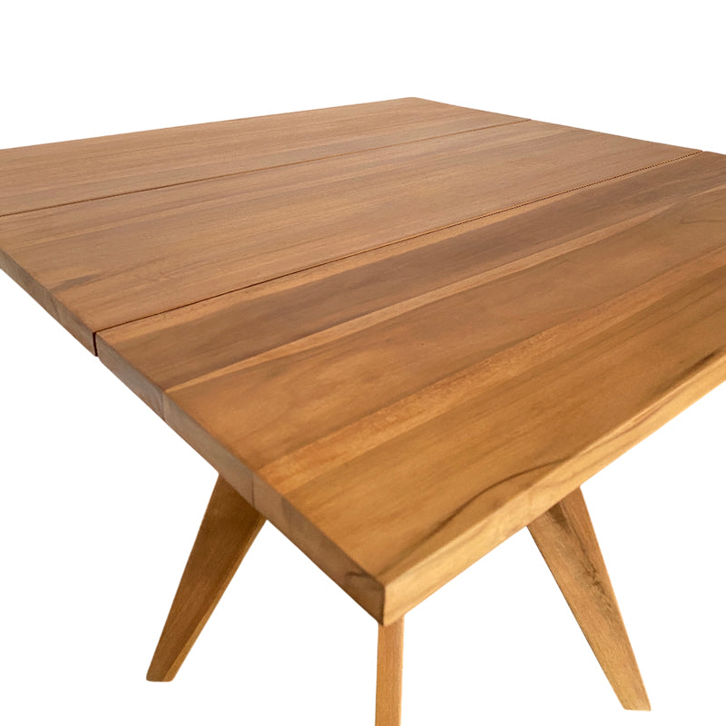 Masa dining Cadrada, Natural, 80x80x76 cm
