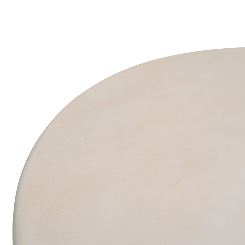 Masa dining Cocedo, Crem, D120x76 cm