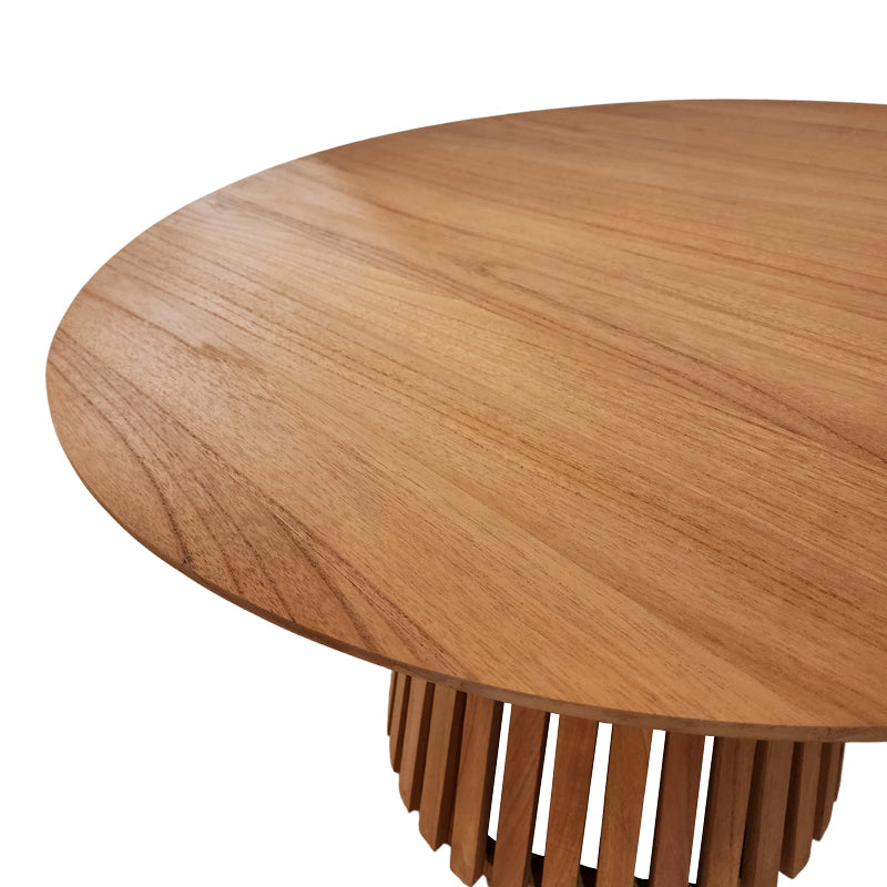 Masa dining Kenda I, Natural, D150x75 cm, detaliu produs