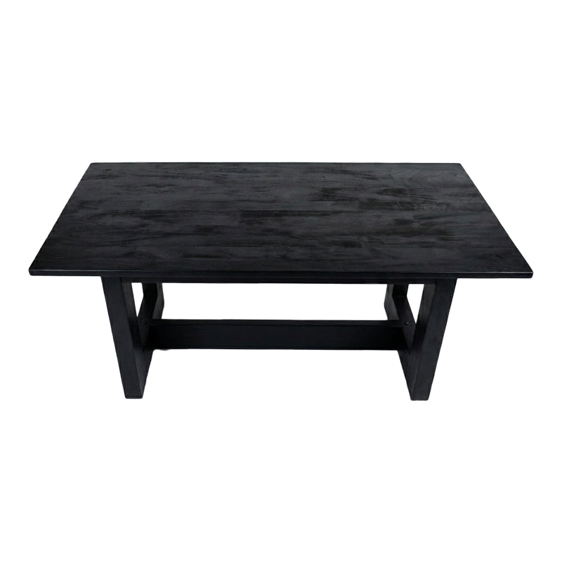 Masa dining Senza, 180x90x76 cm - Negru