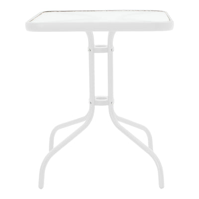 Masa dining Watson, Alb, 70x70x70 cm, imagine suplimentara
