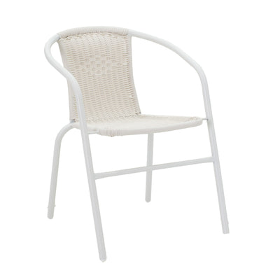 Masa dining Watson-Obbi, Alb, 70x70x70 cm, imagine suplimentara