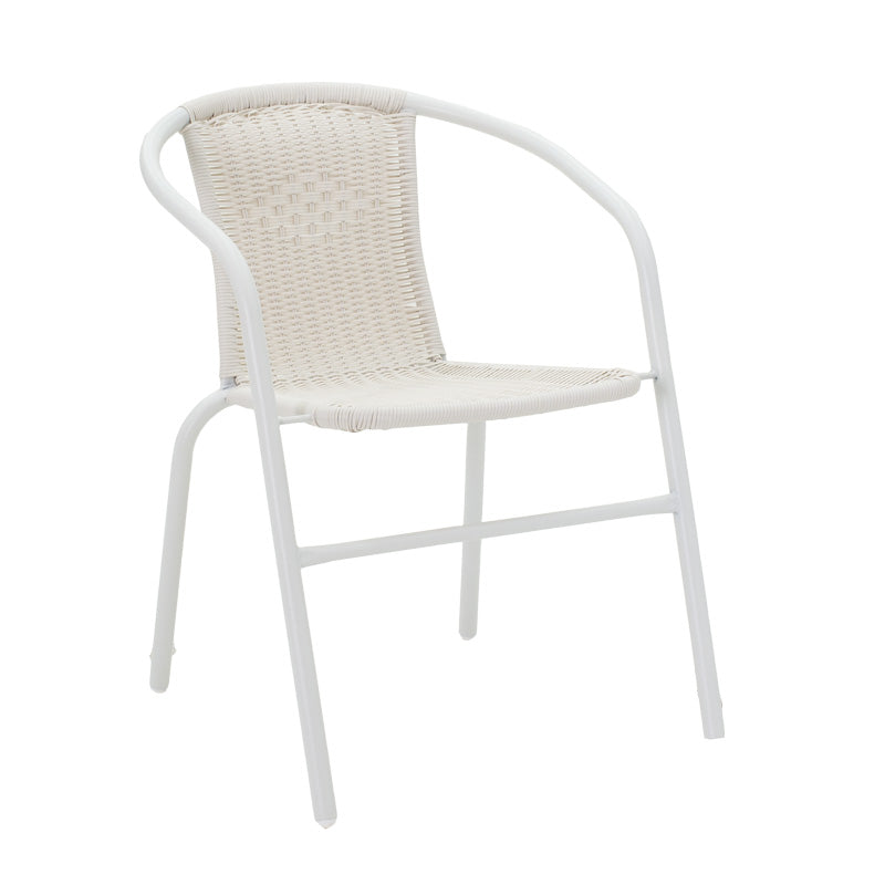 Masa dining Watson-Obbi, Alb, 70x70x70 cm, imagine suplimentara
