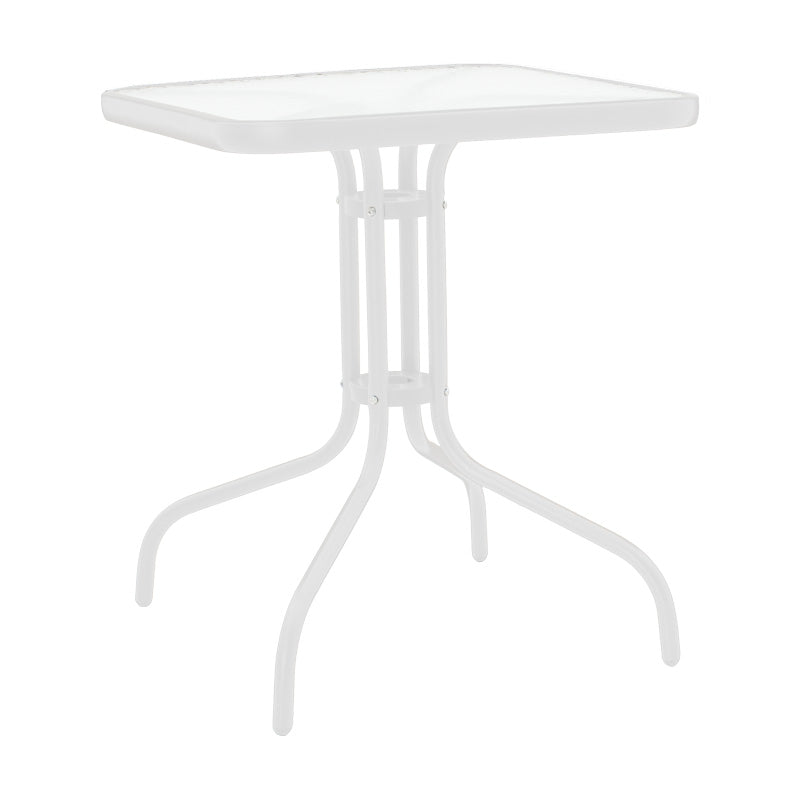 Masa dining Watson-Obbi, Alb, 70x70x70 cm, foto produs