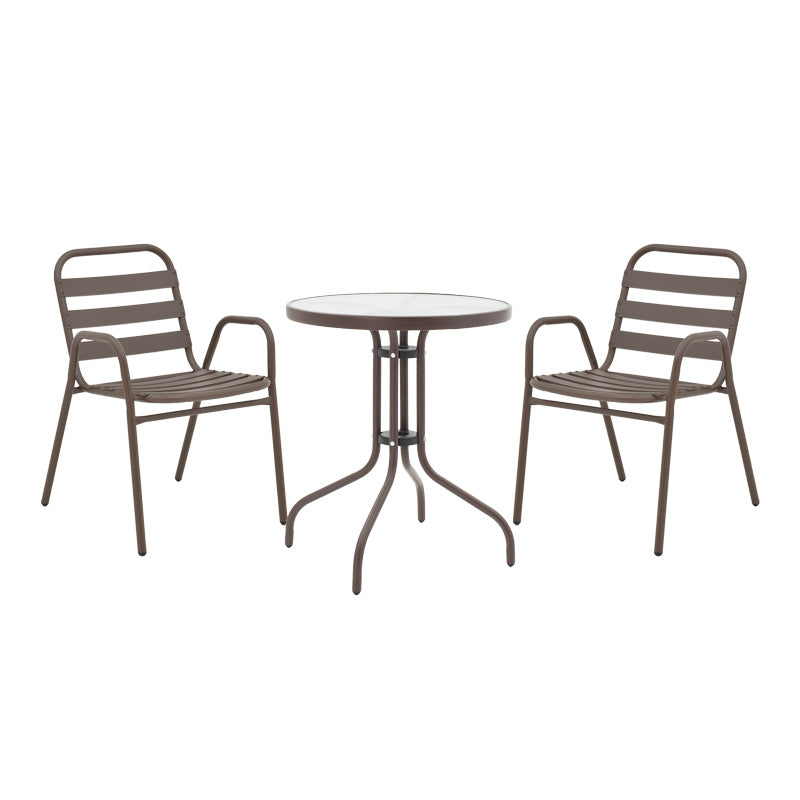 mobilier de gradina Masa dining Watson-Sussie, Maro, 60x60x70 cm