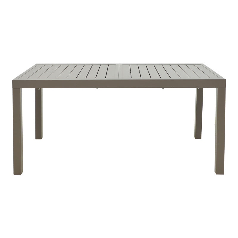 Masa extensibila cu functie versatila Lafla, Aluminiu, Champagne, 160-240x90x75 cm, detaliu produs