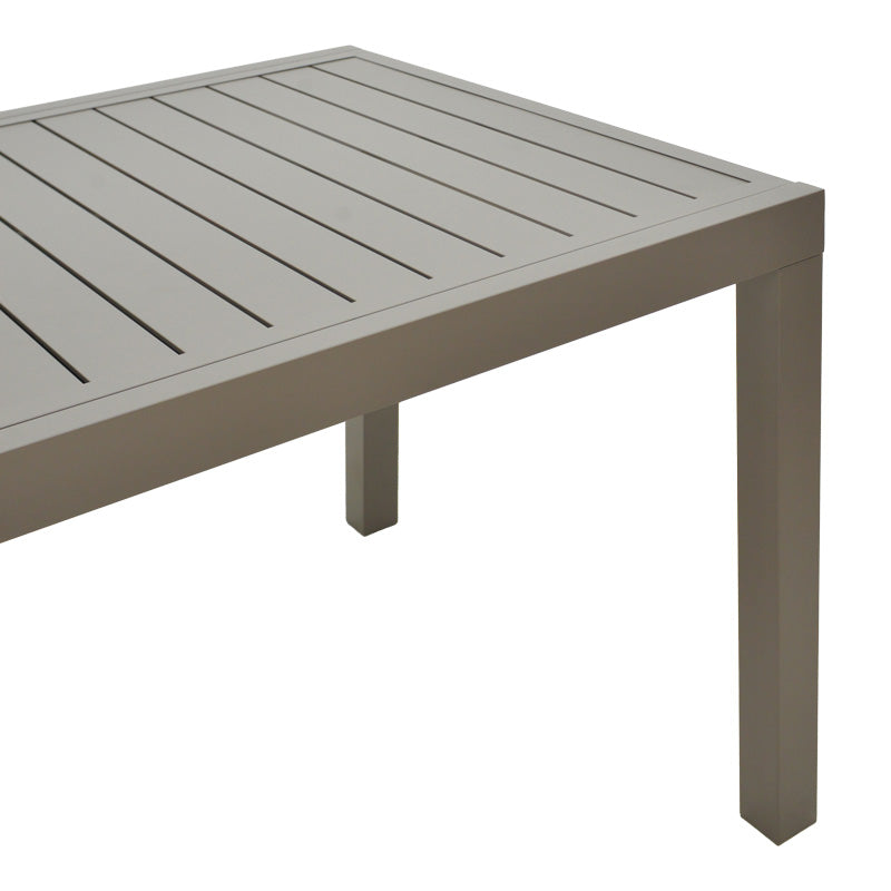 Masa extensibila cu functie versatila Lafla, Aluminiu, Champagne, 160-240x90x75 cm, foto produs 6