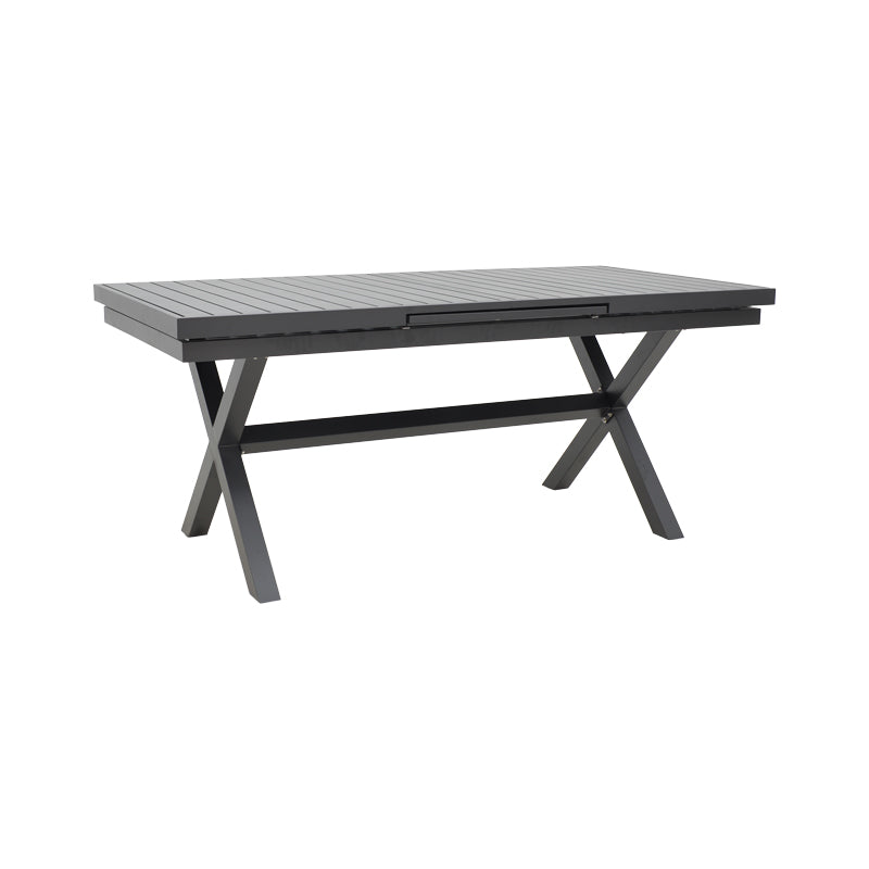 Masa extensibila Dagyn din aluminiu, Diverse culori, 180-240x90x76 cm - Gri Inchis