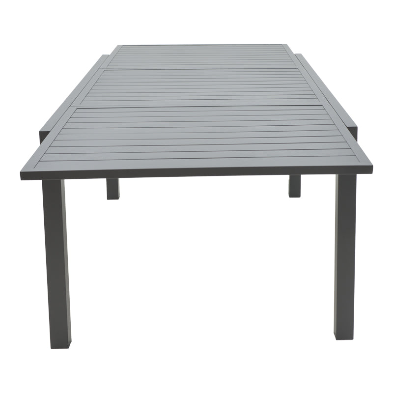 Masa extensibila Lafla aluminiu, Gri inchis, 160-240x100x75 cm, foto produs