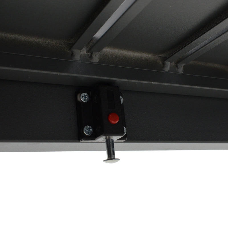 Masa extensibila Lafla aluminiu, Gri inchis, 160-240x100x75 cm, foto produs 9