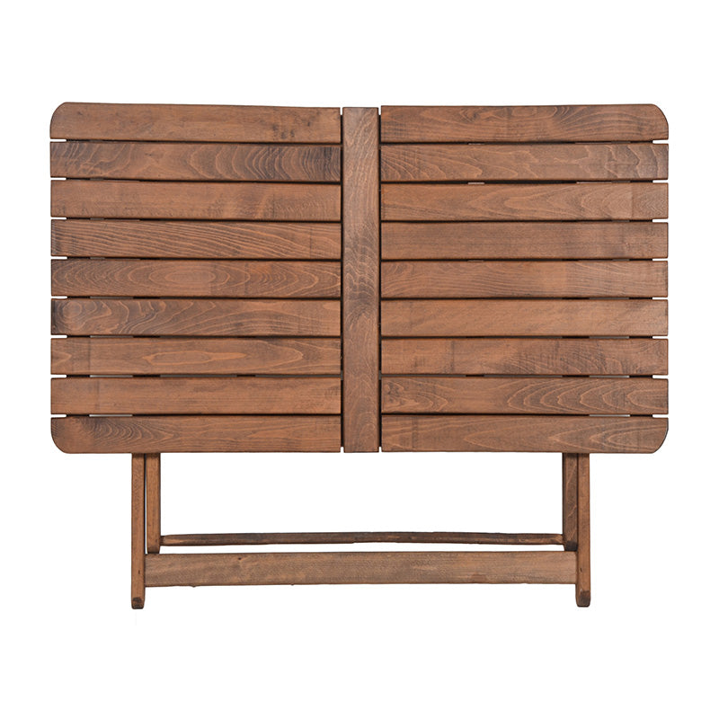 Masa exterior Retto, fag nuc, 120x75x71 cm, imagine suplimentara