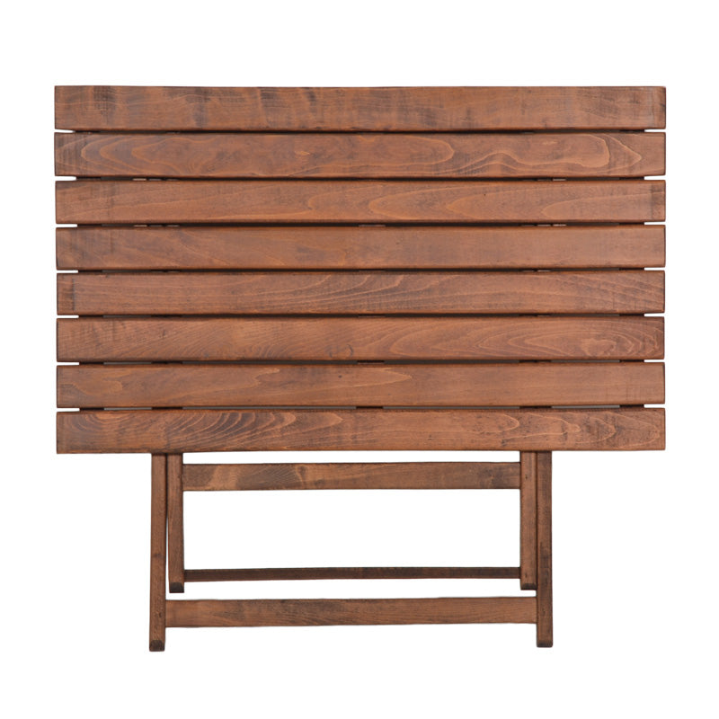 Masa exterior Retto, fag nuc, 80x60x72 cm, imagine suplimentara