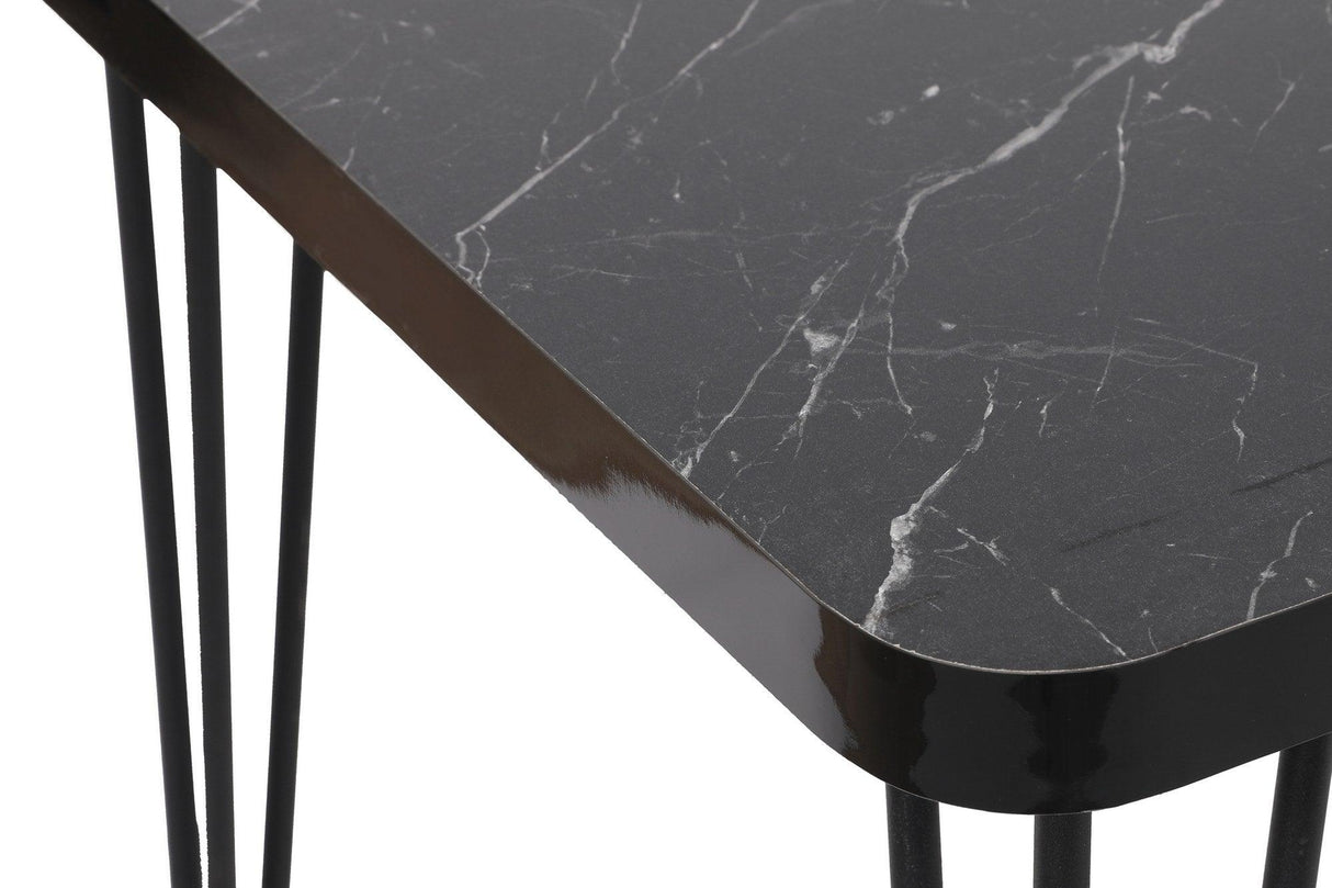 Masă Lagos - 1421, Negru, 120x75x70 cm