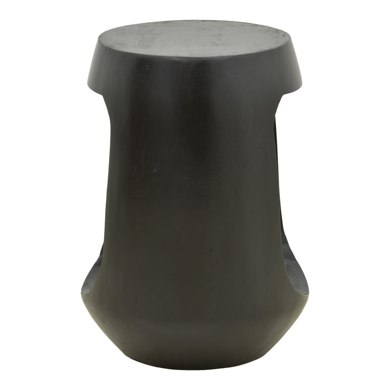 Masă laterală cu design practic Lenora, Stil Modern, Lemn de Mango Solid, Natural, 33x45 cm - BLACK