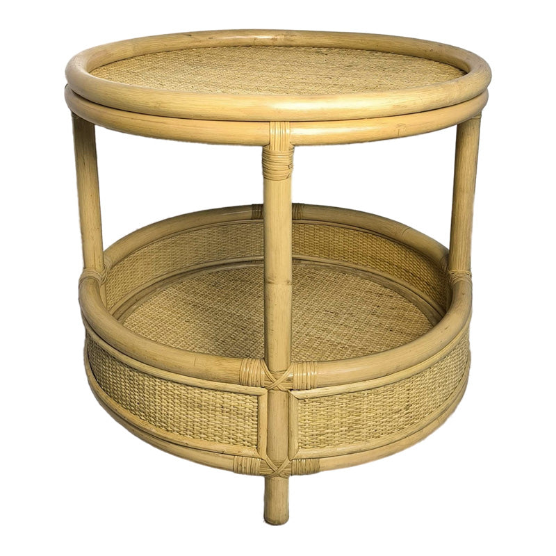 masuta de cafea Masa laterala Moody, Rattan, 55x51 cm