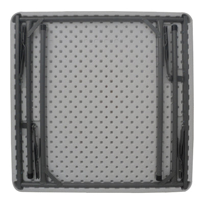 Masa pliabila catering cu functie de confort, Alb, durabil, 80x80x74 cm, imagine suplimentara