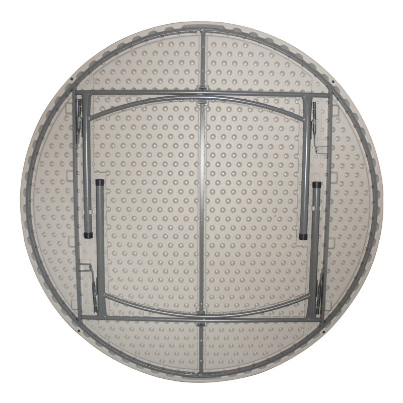 Masa pliabila catering cu functie de valiza, plastic, Alb, 180x74 cm, imagine suplimentara